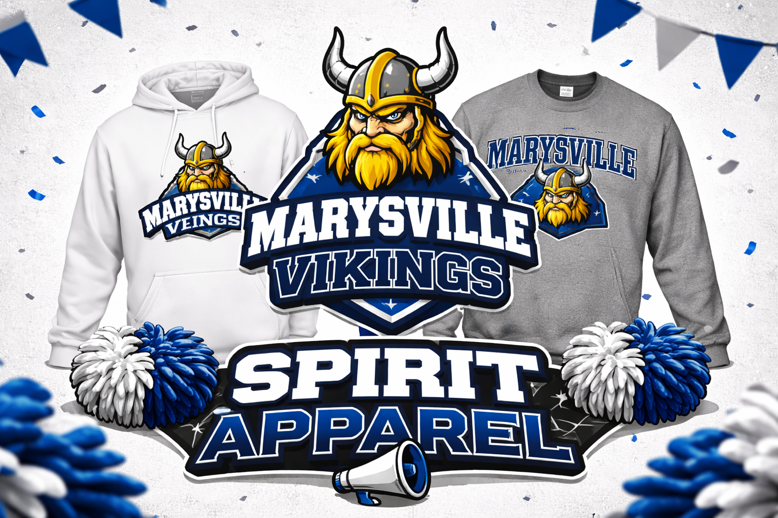 Marysville Vikings School Spirit Wear HR Custom Graphics