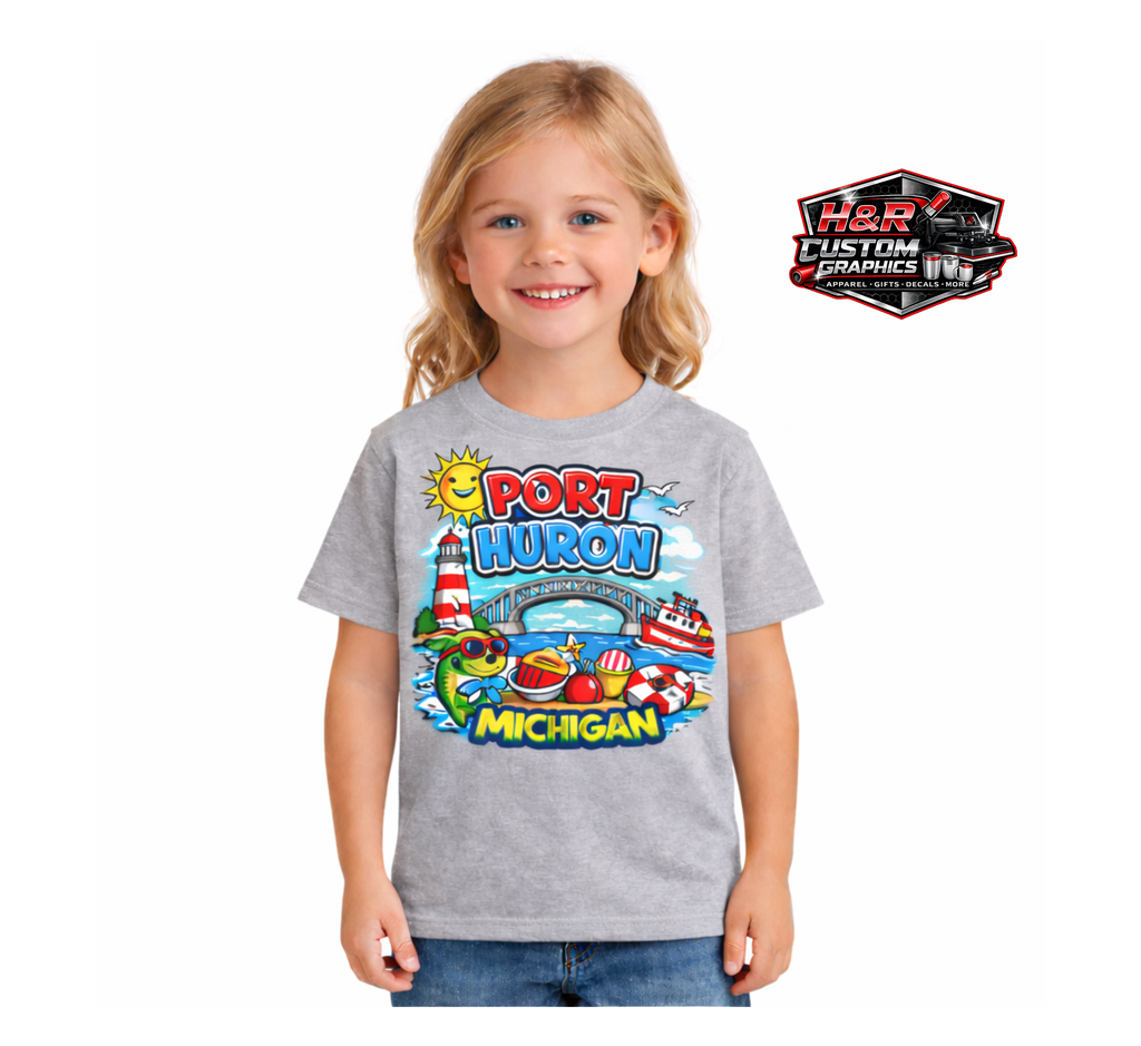 Youth Port Huron Michigan T-Shirt