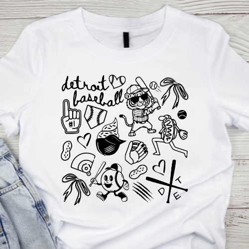Detroit Baseball Softstyle T-Shirt