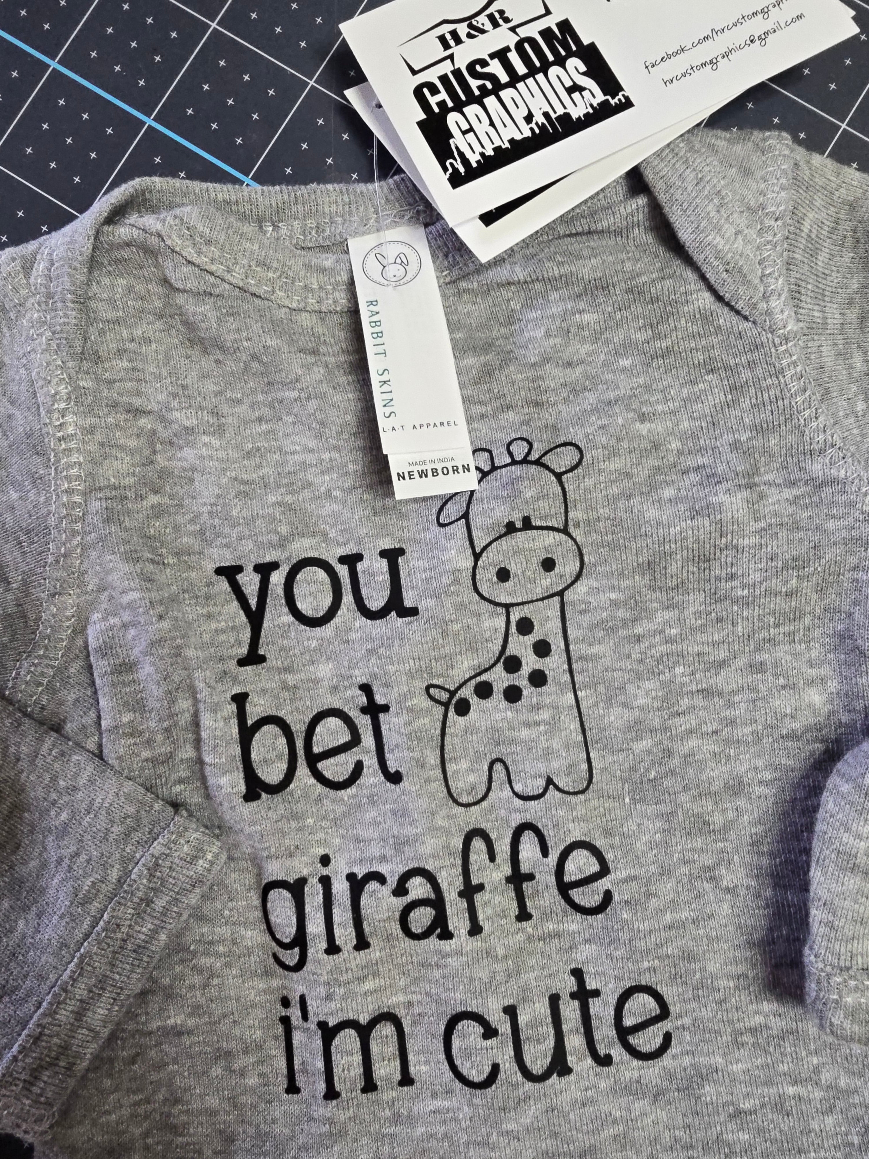 You Bet Giraffe I'm Cute Bodysuit