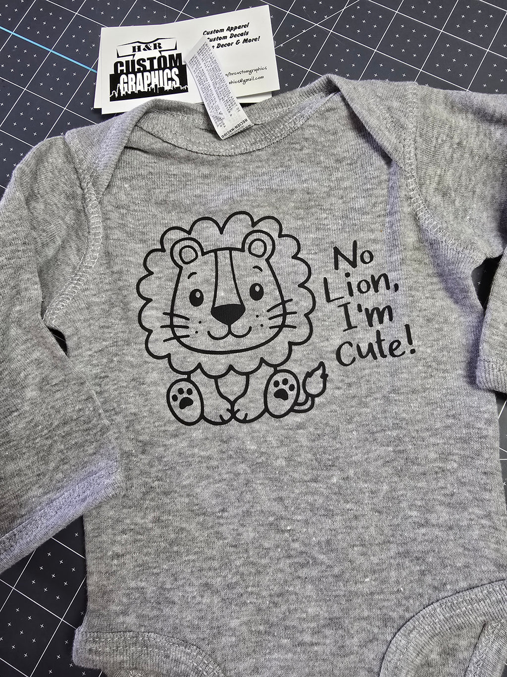 No Lion I'm Cute Bodysuit