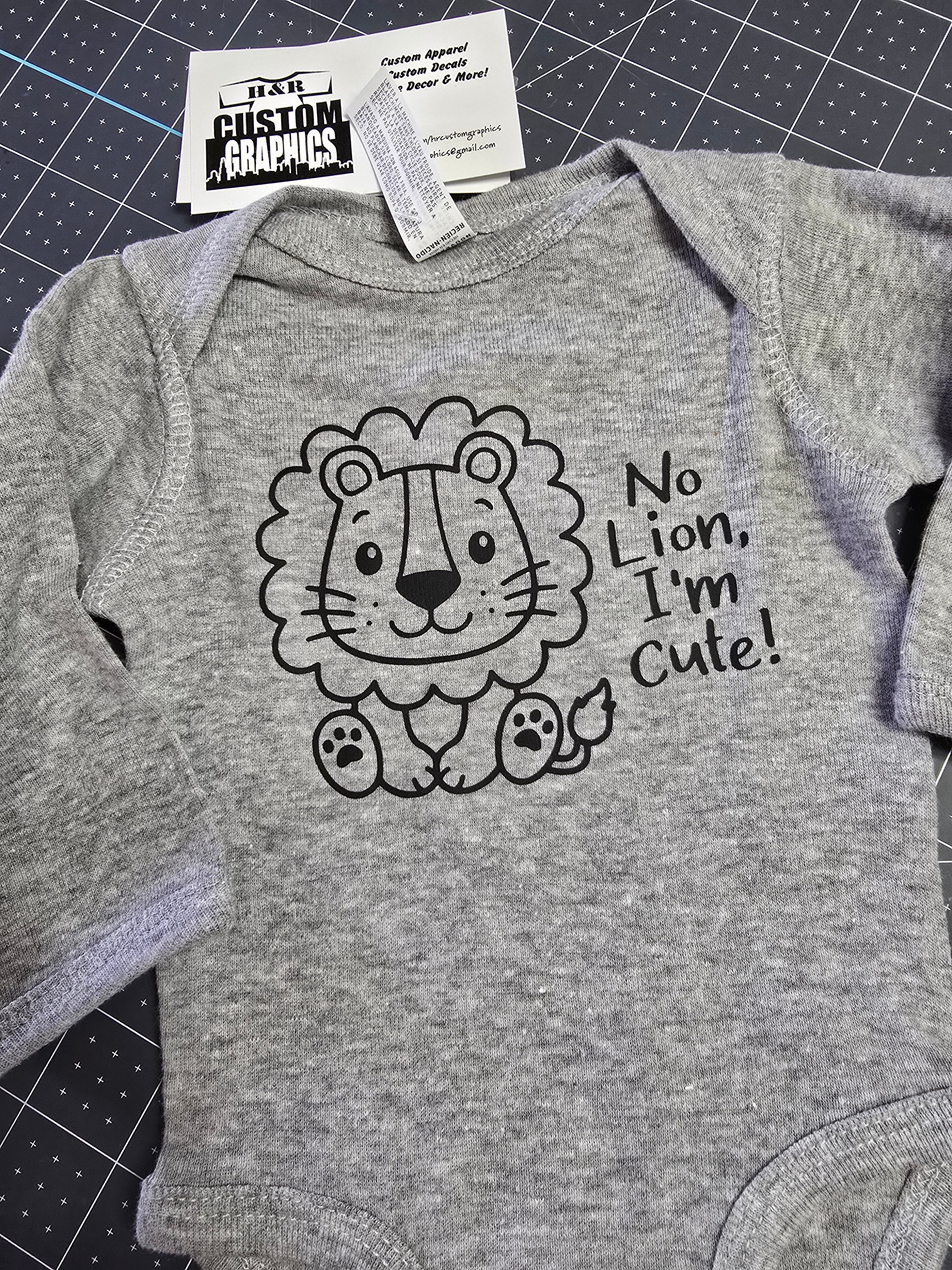 No Lion I'm Cute Bodysuit
