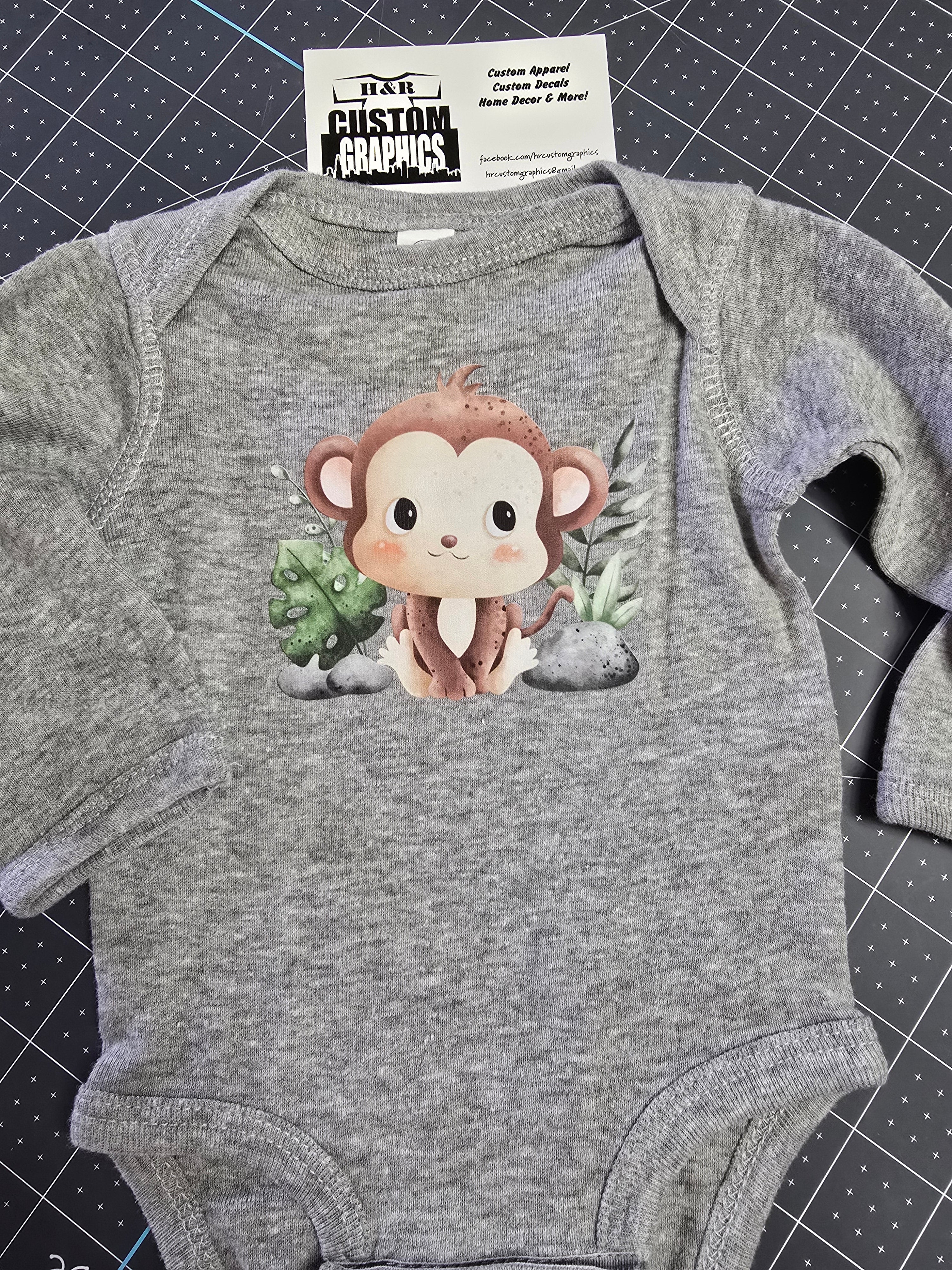 Baby Monkey Newborn Body Suit