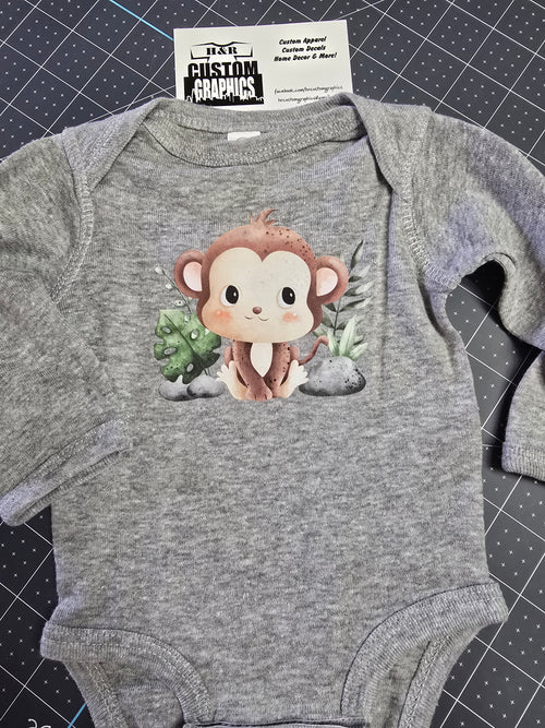 Baby Monkey Newborn Body Suit
