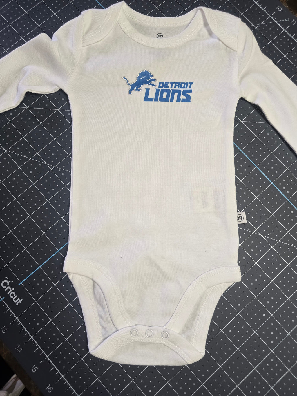 3 PC Detroit Lions Bodysuit Set