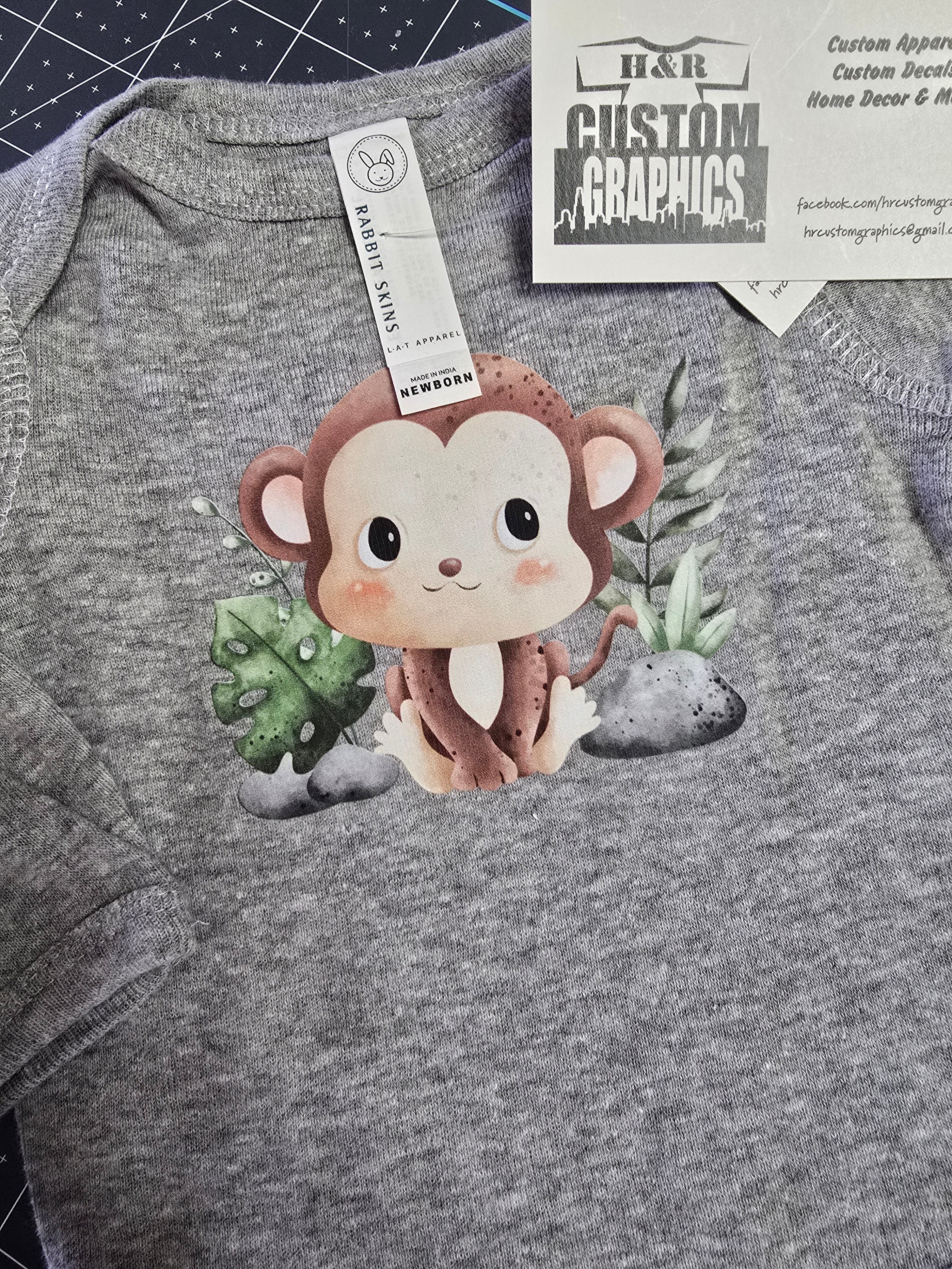 Baby Monkey Newborn Body Suit